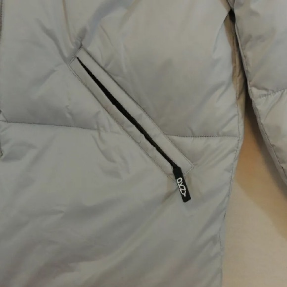 DKNY Quilted Puffer Ski Jacket Hooded Coat Parka L - Picture 5 of 7